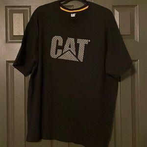 Mens Caterpillar black t-shirt